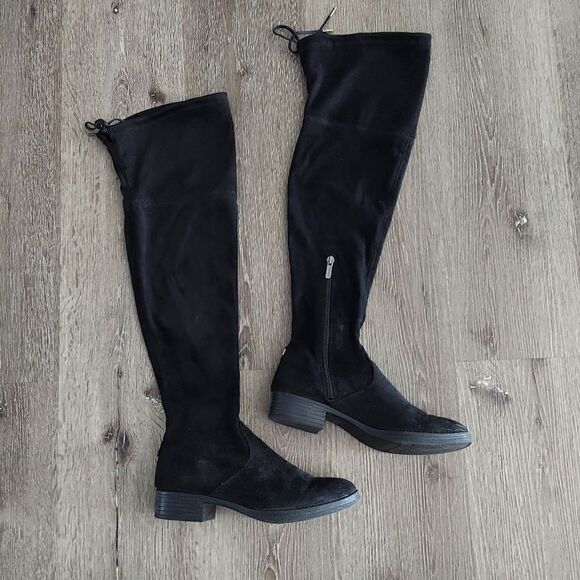 Circus by Sam Edelman Black Suede Over the Knee Boot Size 7.5 - Picture 1 of 6